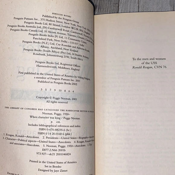 When character was king, a story of Ronald Reagan book - Picture 3 of 8